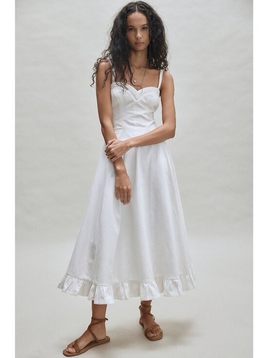 Free People Dresses & Skirts - N-17. Free People Another Season Midi Dress Coconut Milk XS